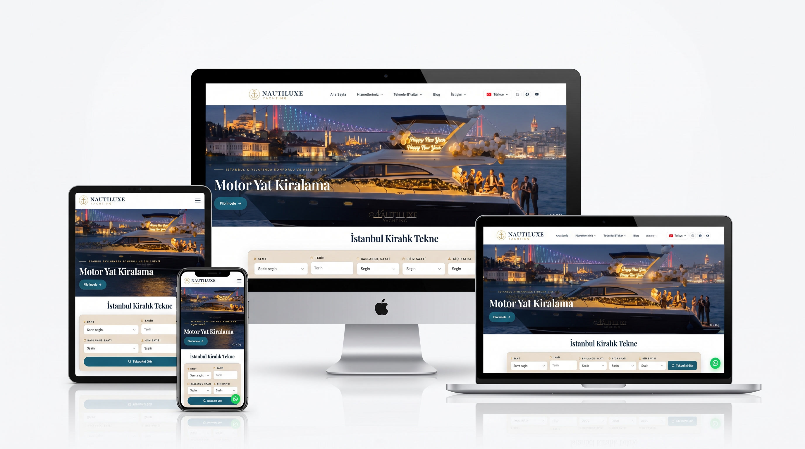 Yerel şirket web sitesi örnek tasarımı